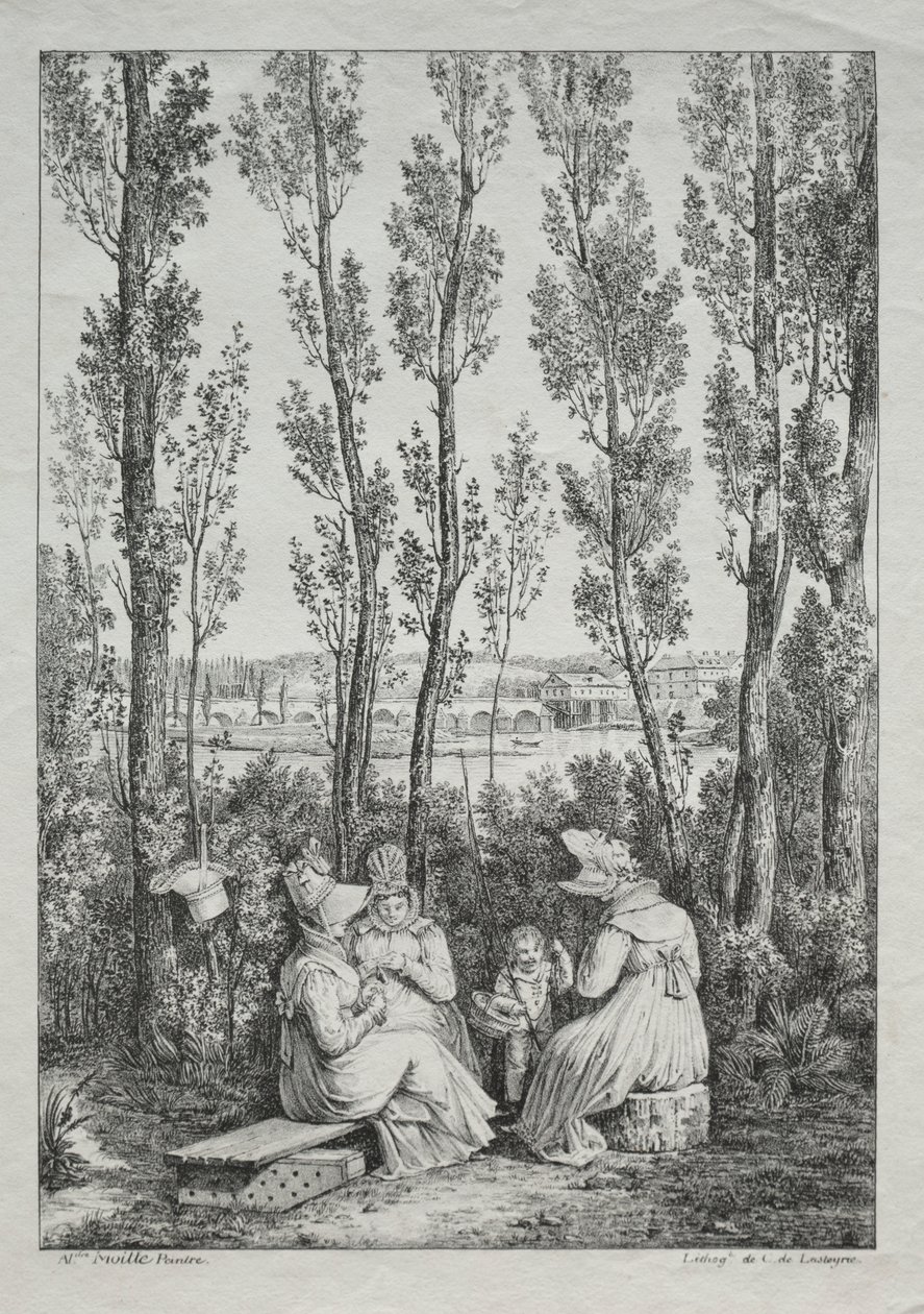 Le Pique-nique - after Alexandre Moitte
