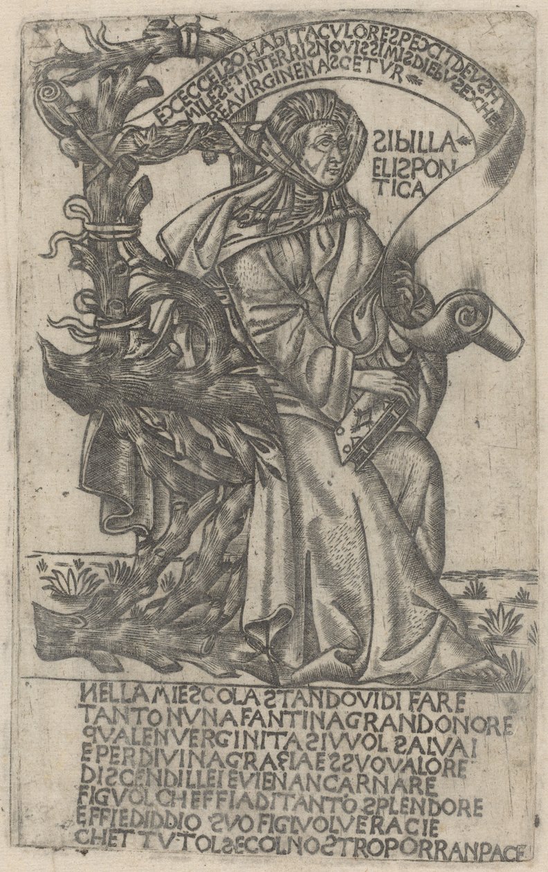 Sibylle Helléspontique - after Baccio Baldini
