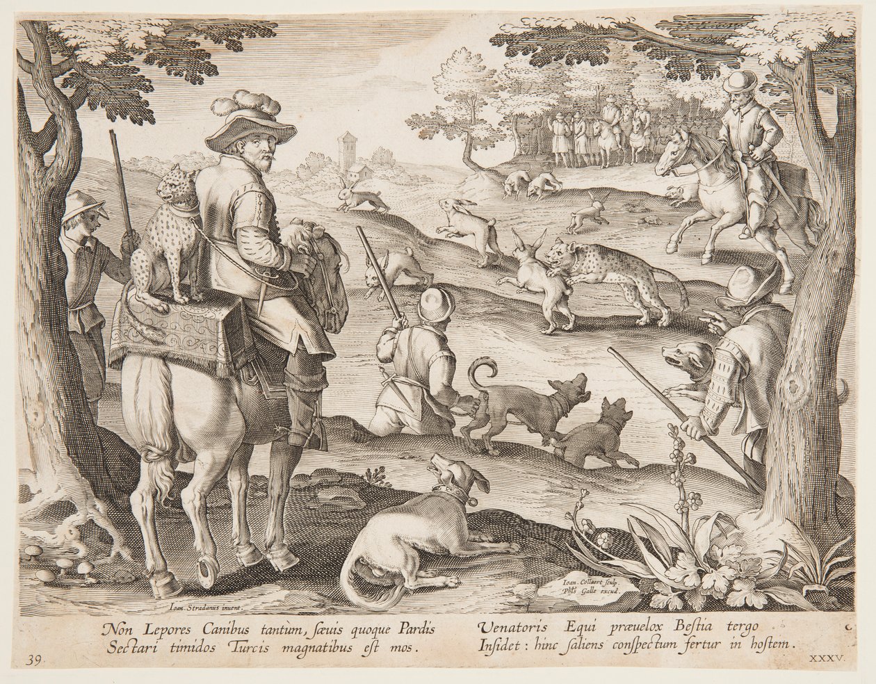 Chasse au Lapin - after Jan van der Straet, called Stradanus