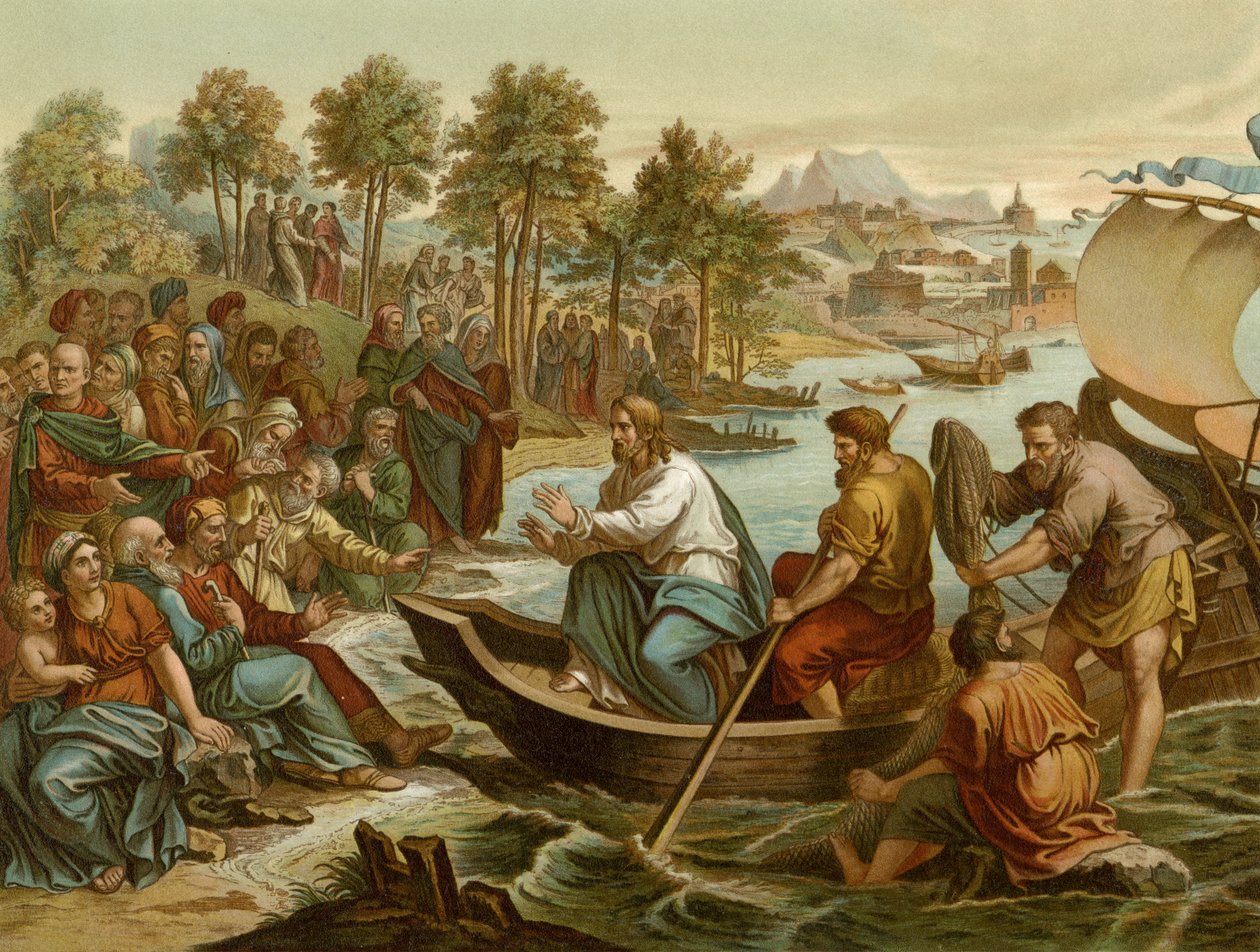 Le sermon sur la barque - after Raphael