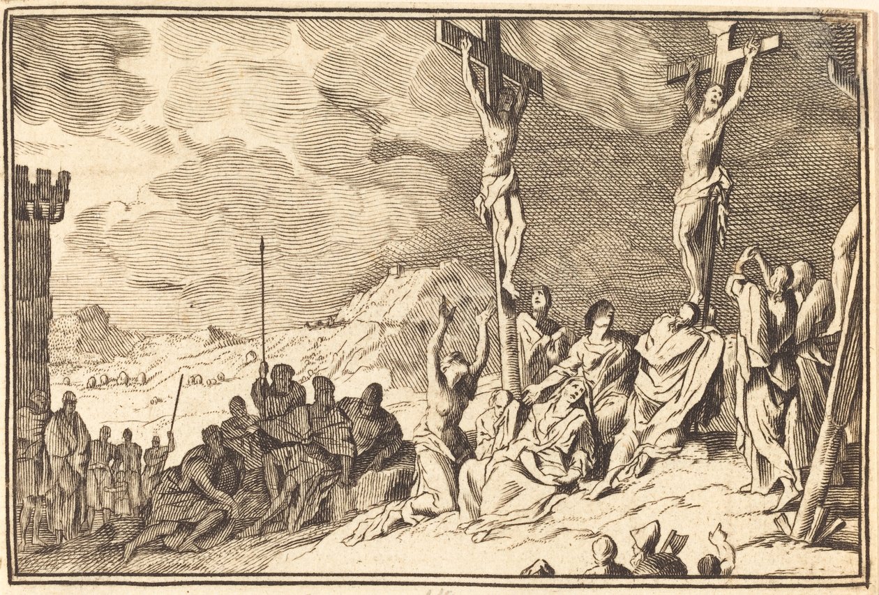 Christ Mourant sur la Croix - after Sébastien Le Clerc I