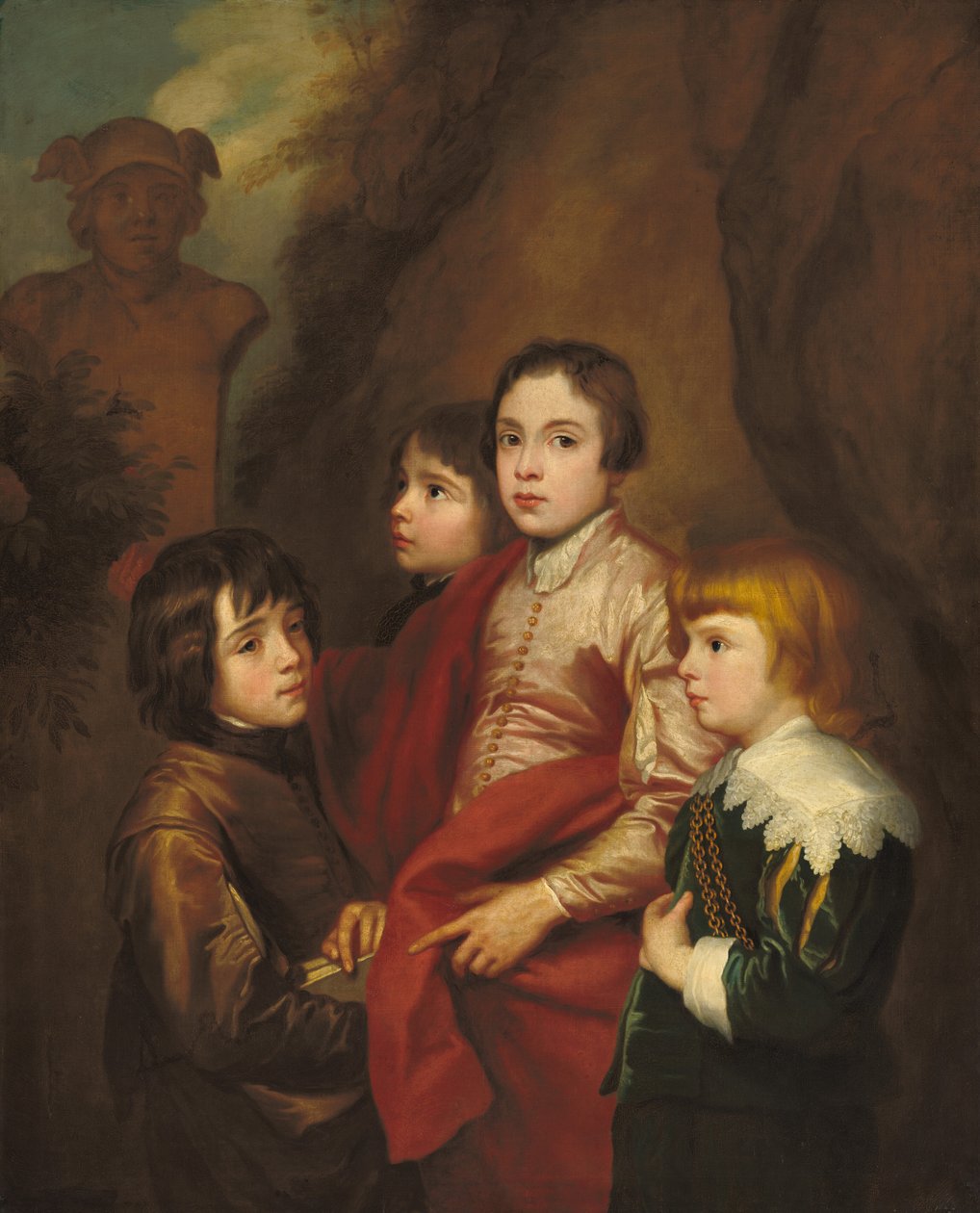 Groupe de Quatre Garçons - after Sir Anthony van Dyck