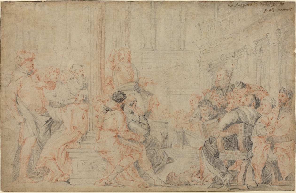 Le Christ parmi les docteurs - after Veronese