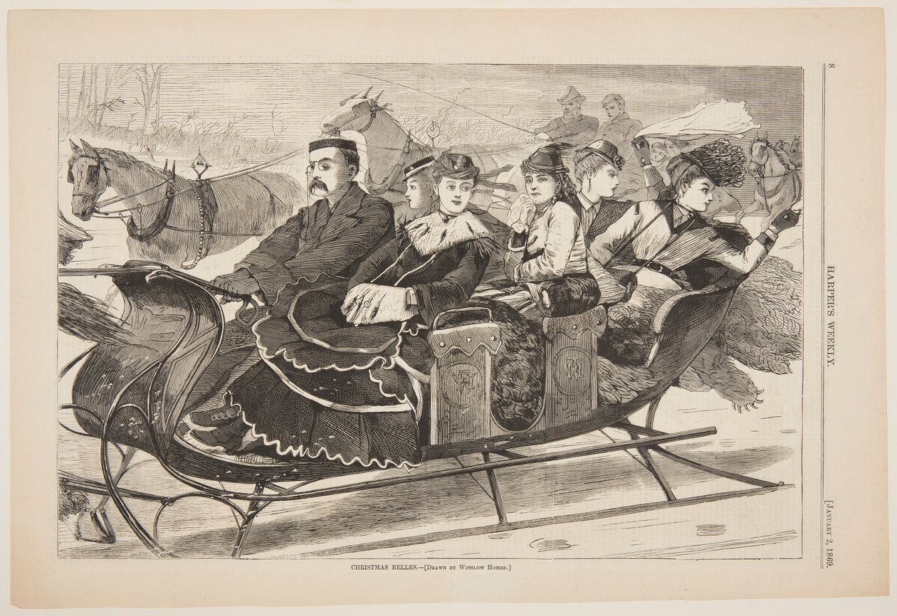 Clochettes de Noël - after Winslow Homer