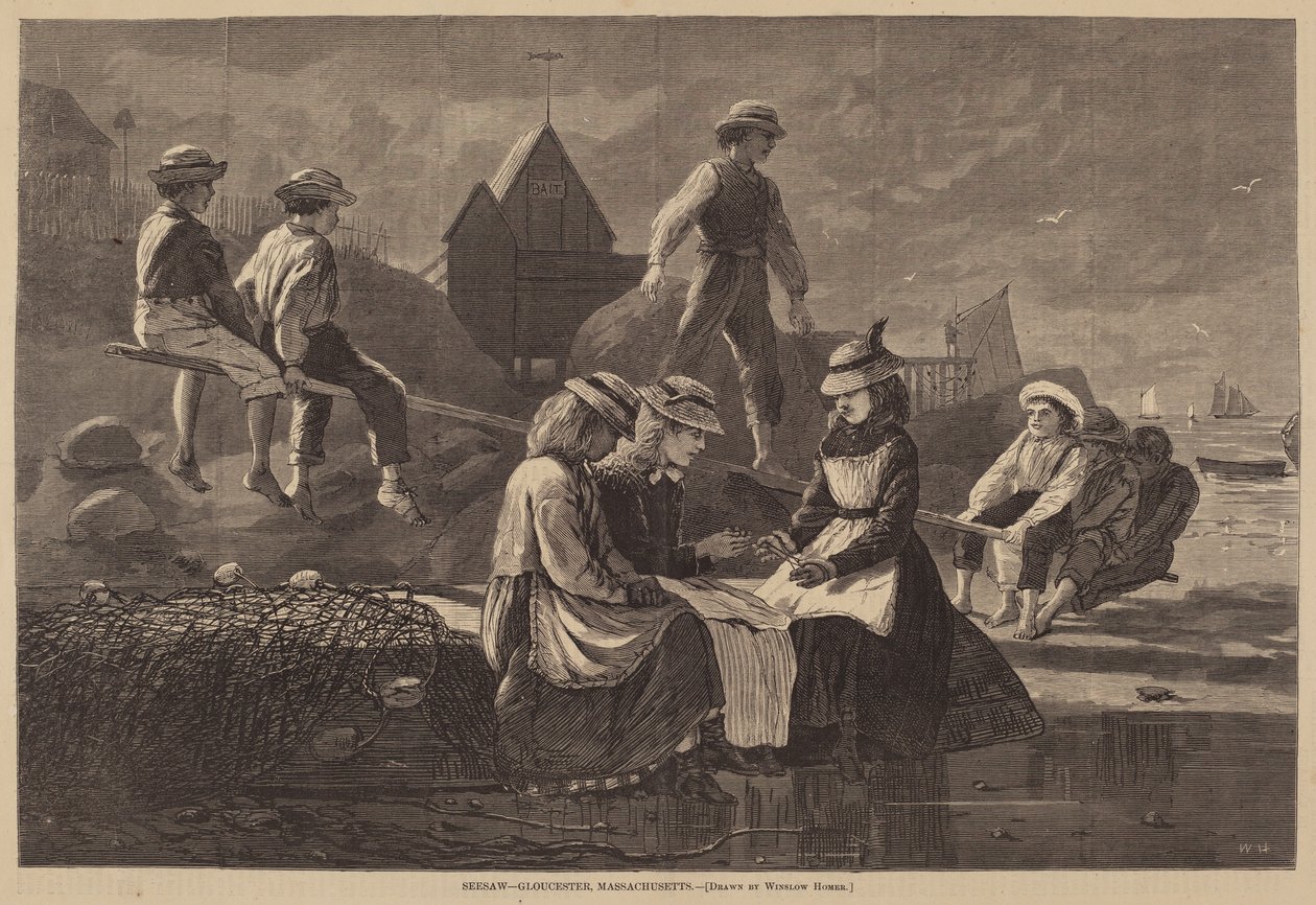 Balançoire - Gloucester, Massachusetts - Winslow Homer