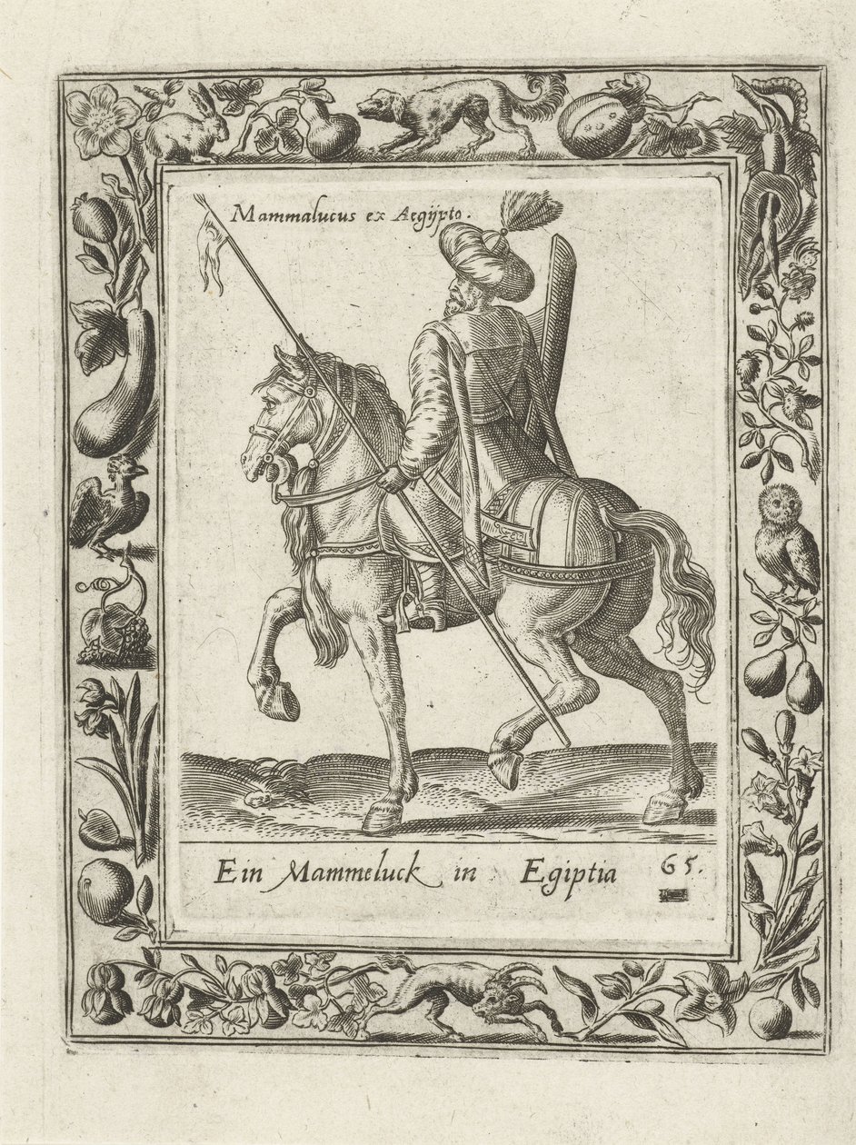 Mamelouk à cheval - anonymous (attributed to)