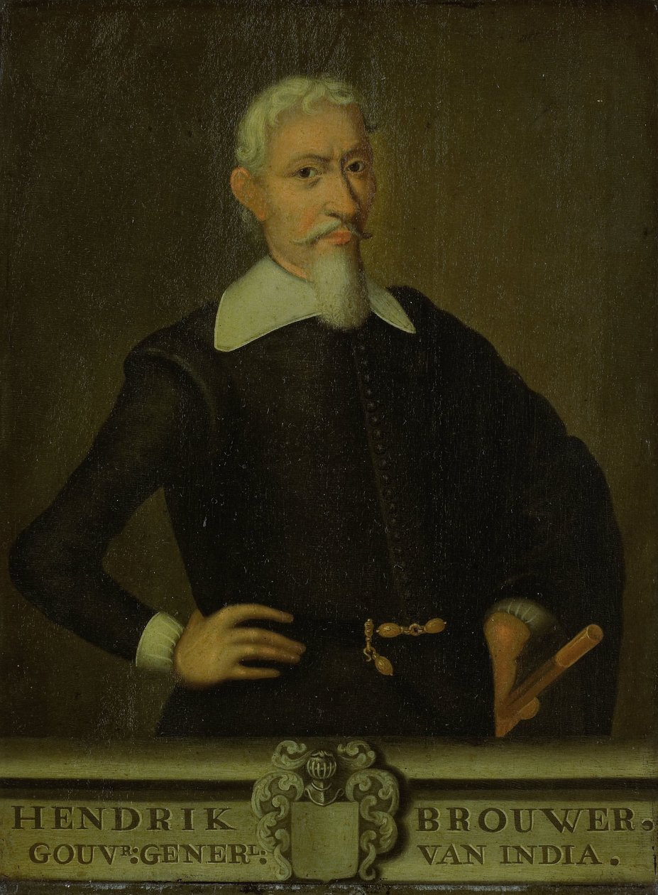 Portrait de Hendrik Brouwer, gouverneur général des Indes orientales néerlandaises - anonymous (copy after)