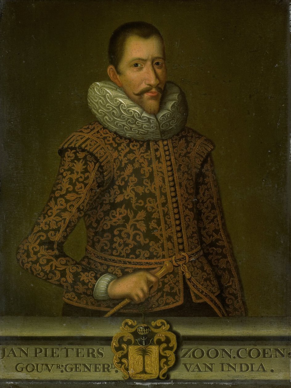 Portrait de Jan Pietersz Coen, gouverneur général des Indes orientales néerlandaises - anonymous (copy after)