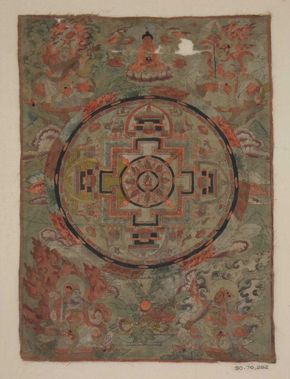 Bouddha entouré de bodhisattvas - anonymous 