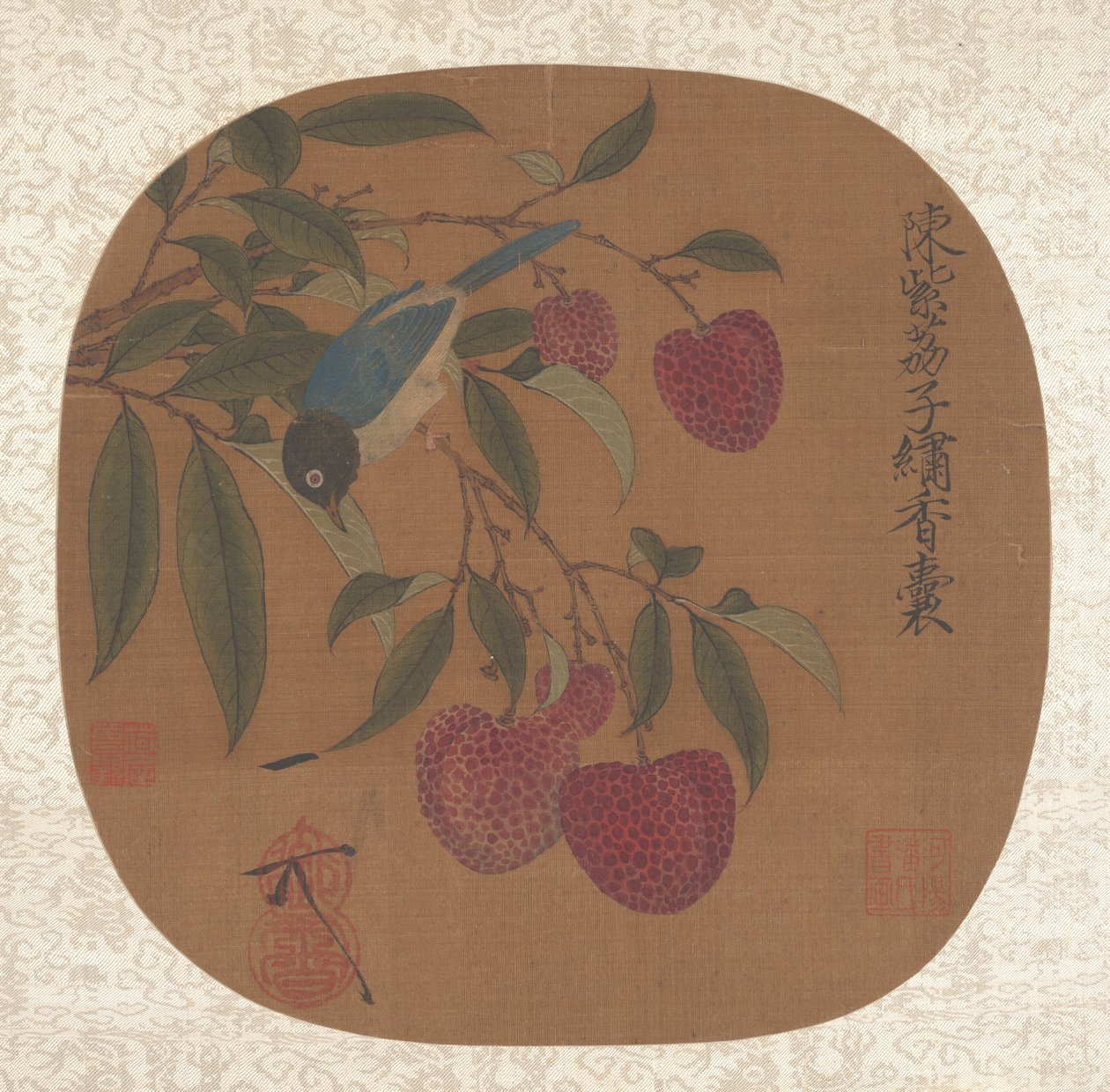 Bouquet de litchis violets - anonymous 
