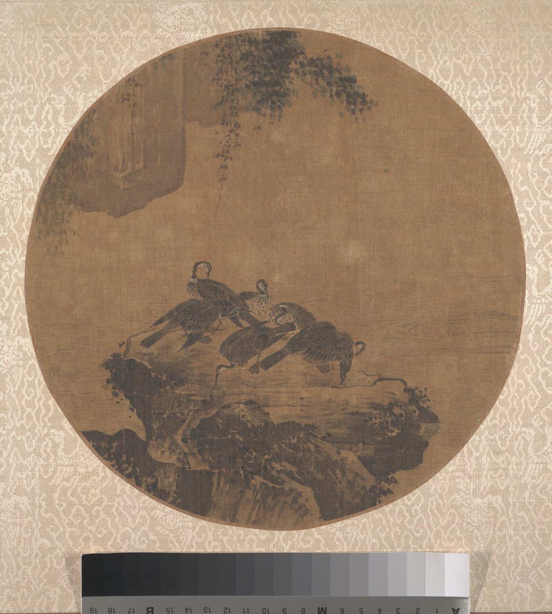 Cormorans sur le rocher - anonymous 