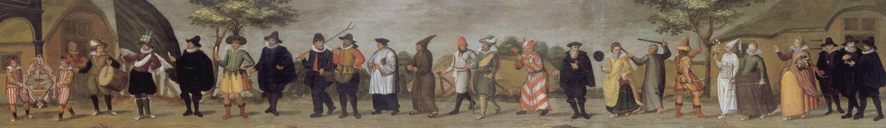 Néerlandais : Défilé allégorique du Dordrecht Rederijkers Kamer de Fonteynisten - anonymous 
