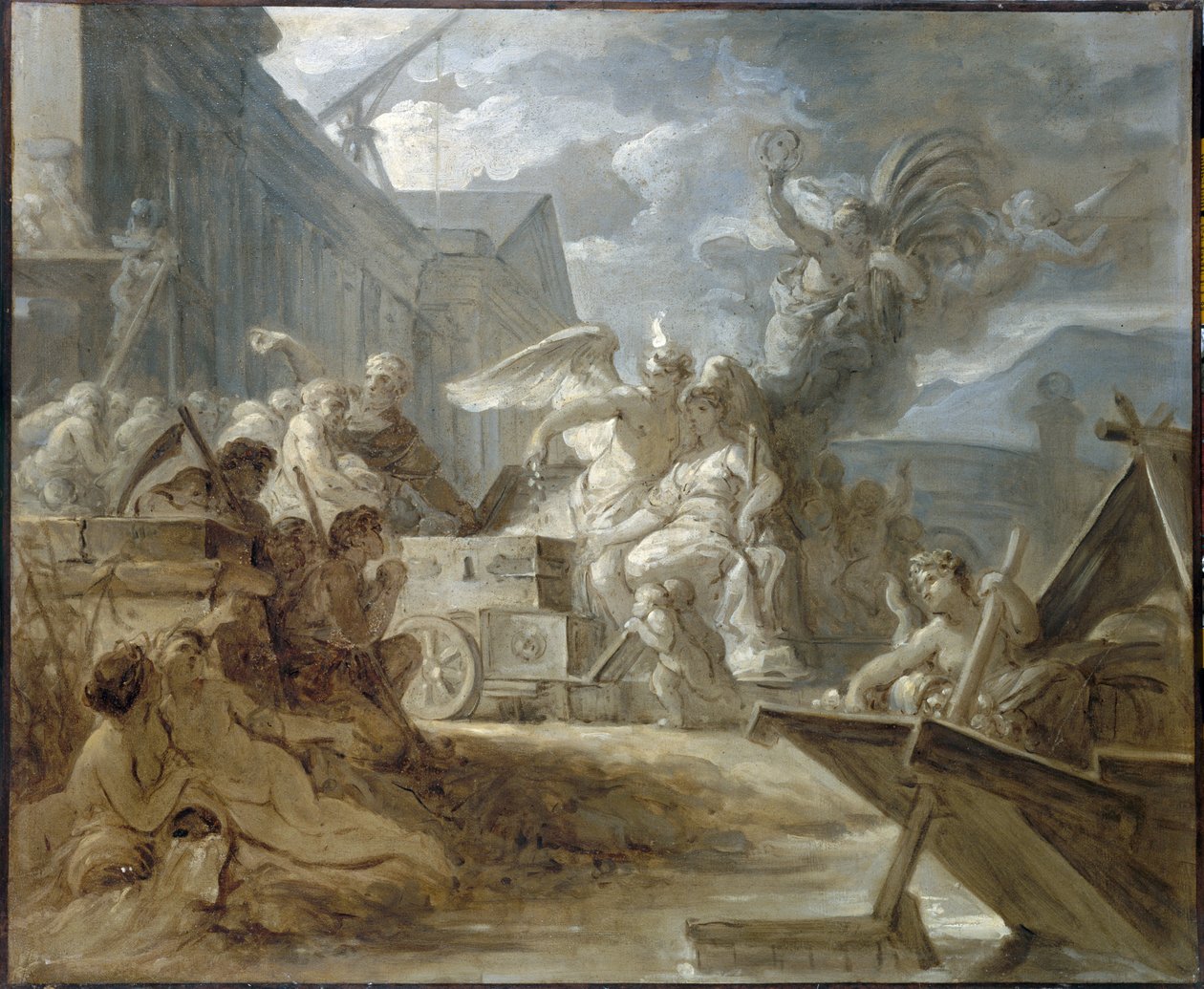 French: Allégorie de la ville de Paris - anonymous 
