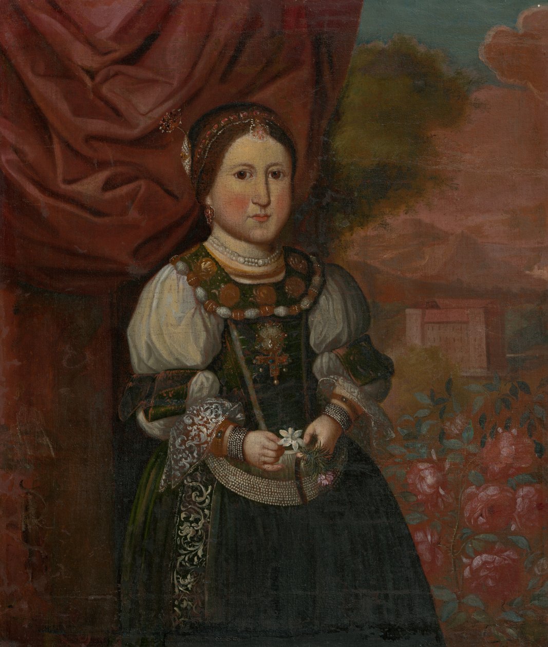 Slovaquie : Fille de Strážok Portrait d