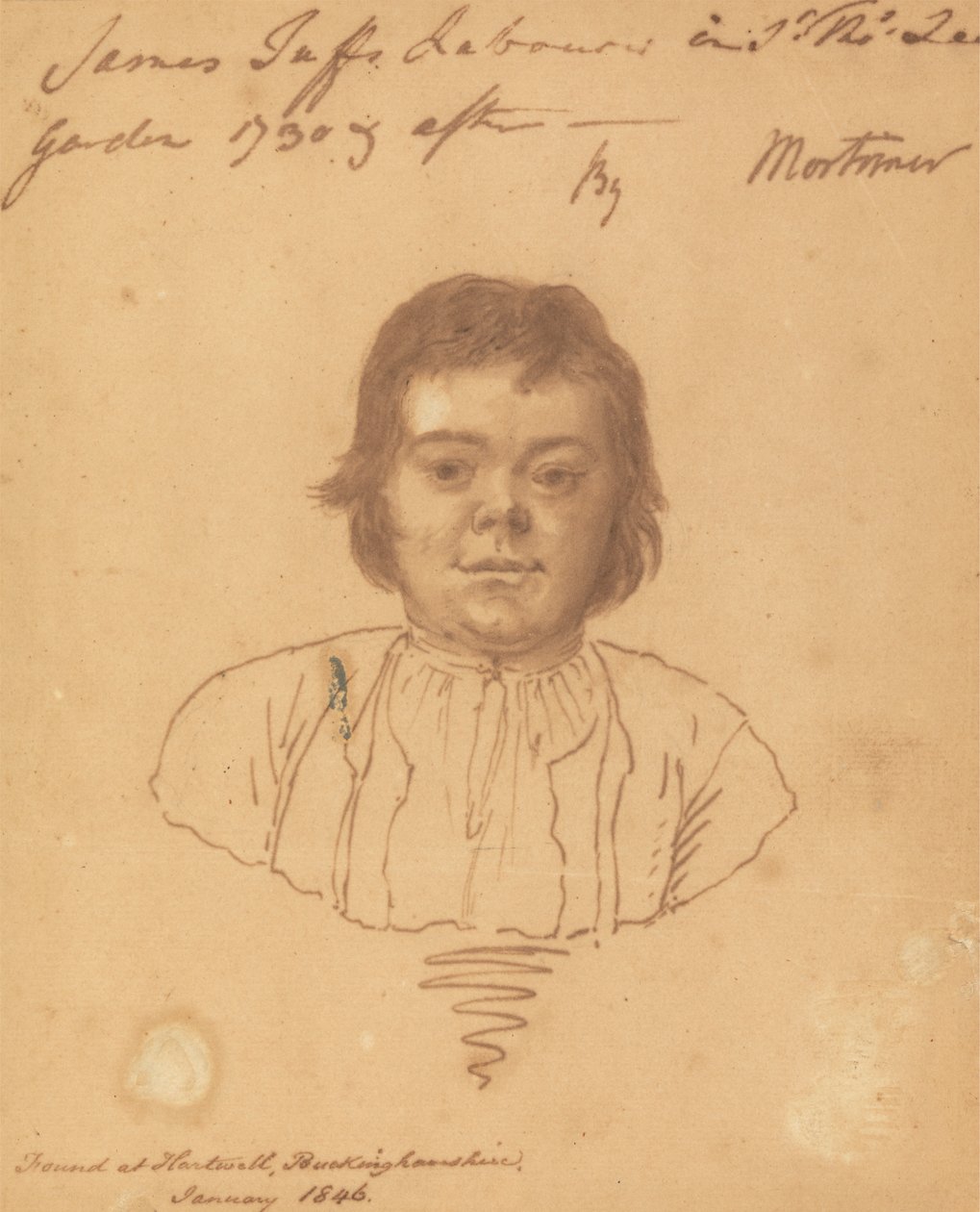 Portrait de James Tuffs - attributed to John Hamilton Mortimer