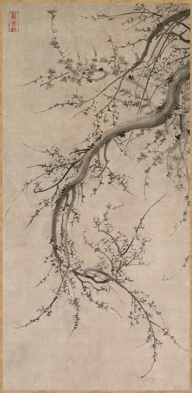 Prunus - attributed to Kano Einō