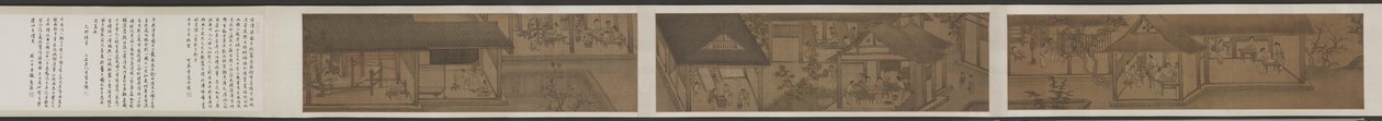 Sériciculture (Le processus de fabrication de la soie) - attributed to Liang Kai