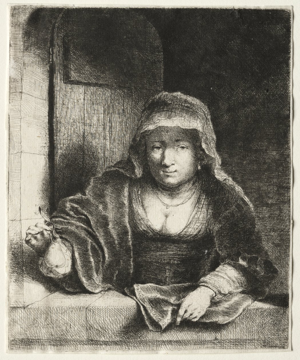 La femme à la poire - attributed to Painter of the Royal Procession