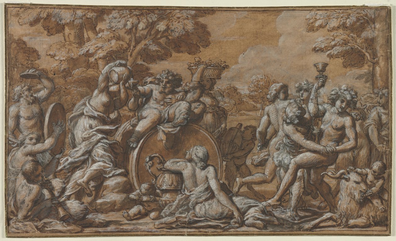 Bacchanale - circle of Pietro da Cortona
