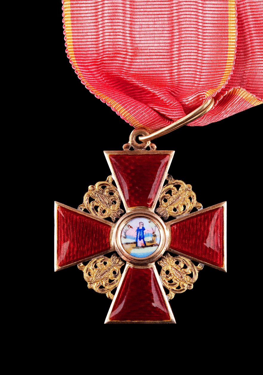 Ordre de Sainte-Anne, deuxième classe, années 1880 - decorations and medals Orders
