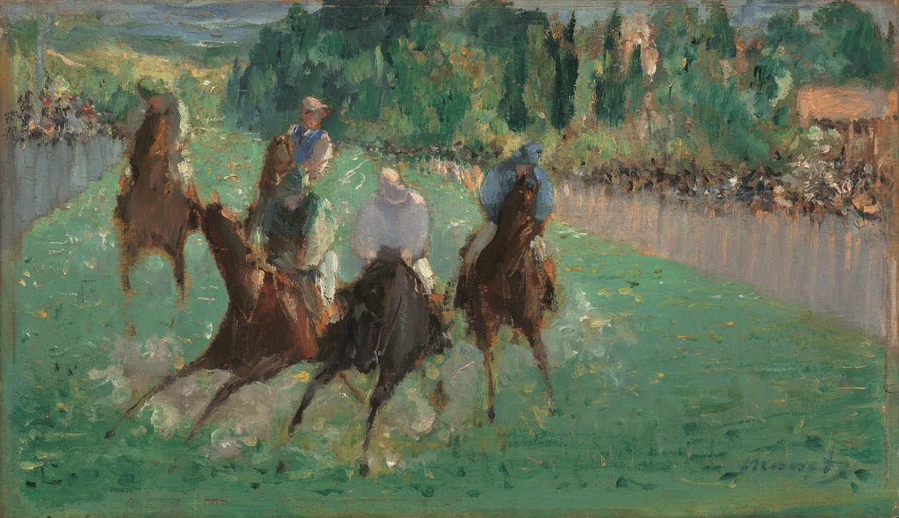 Aux courses, c.1875 - Édouard Manet