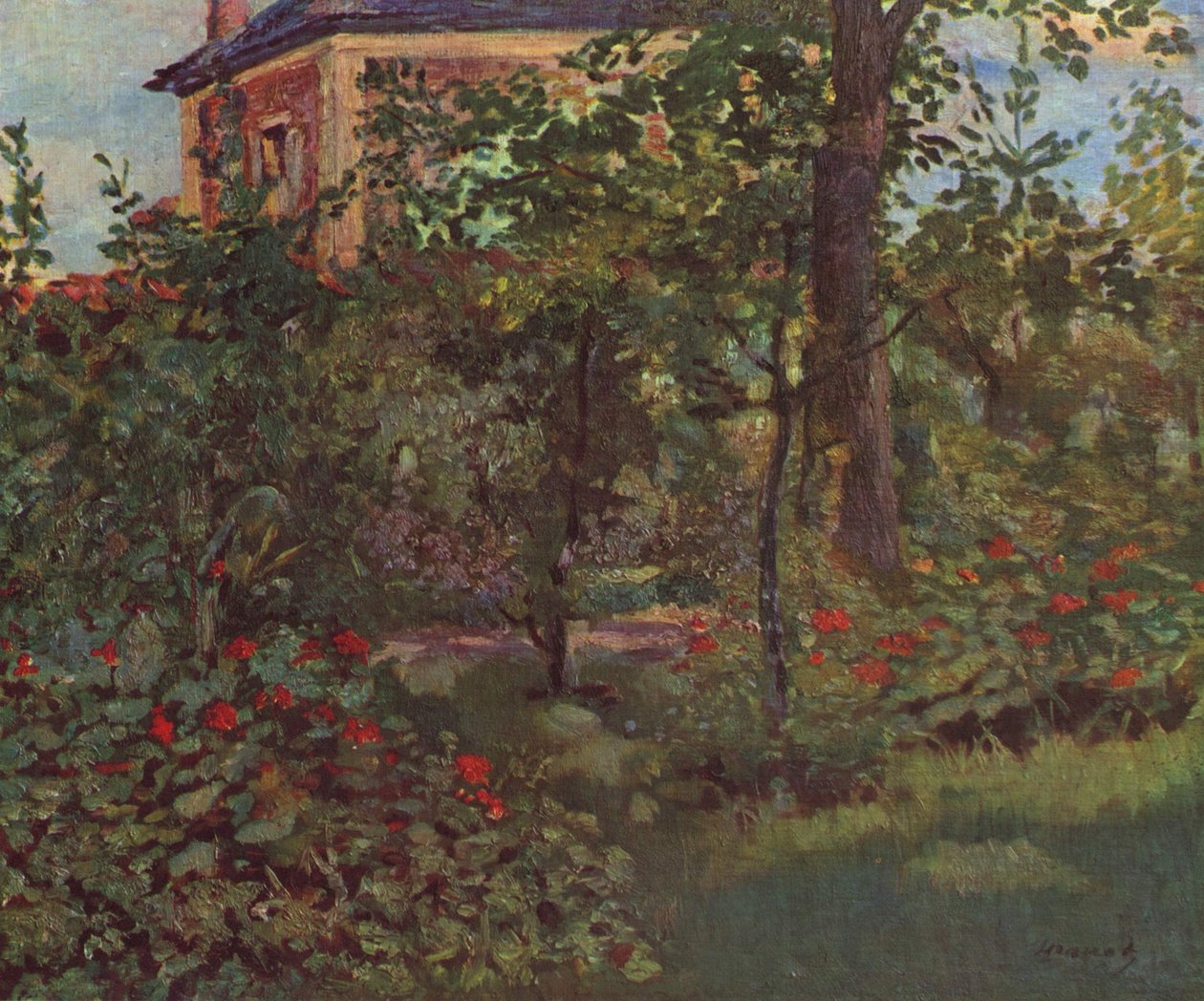 Un coin dans le jardin de Bellevue - Édouard Manet
