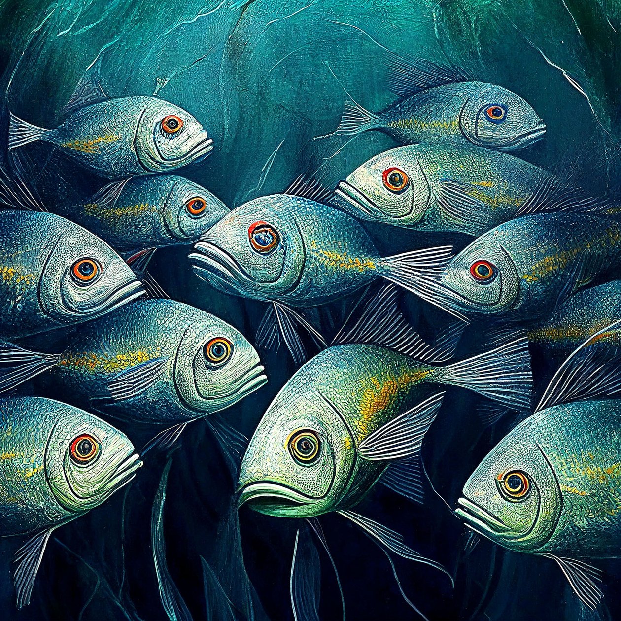 Poissons dans l