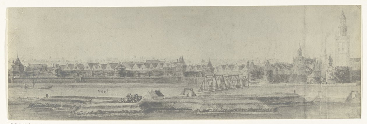 Vue de Kampen, 1672 (série de dessins de l
