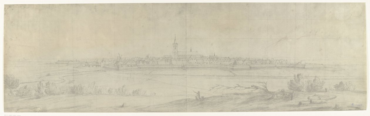 Vue de Naarden, 1672 (série de dessins de l