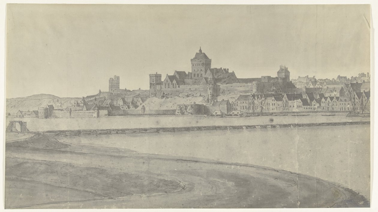 Vue de Nimègue, 1672 - frères Moreau