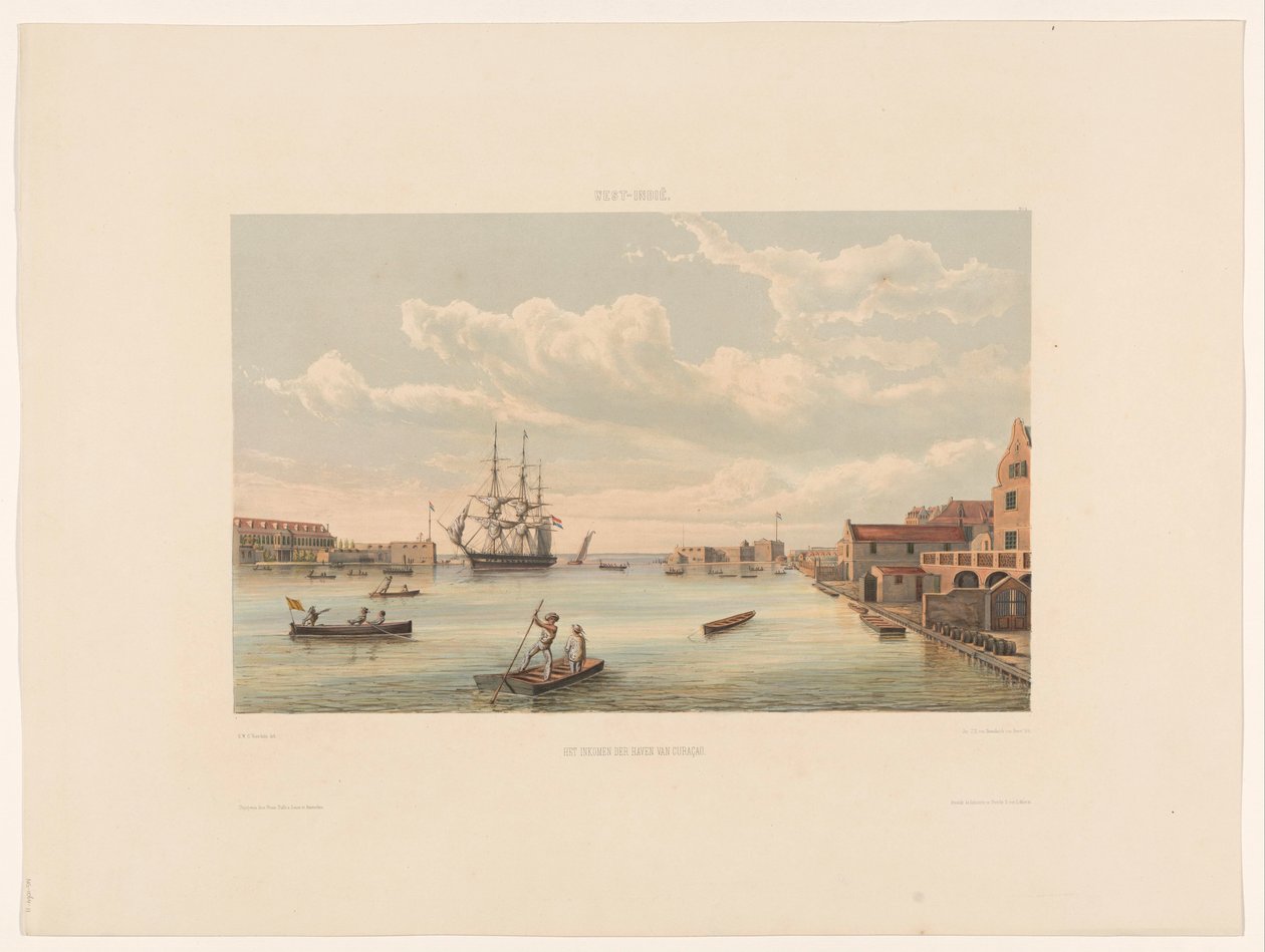 Willemstad Entrée du port de Curaçao - jonkheer Jacob Eduard van Heemskerck