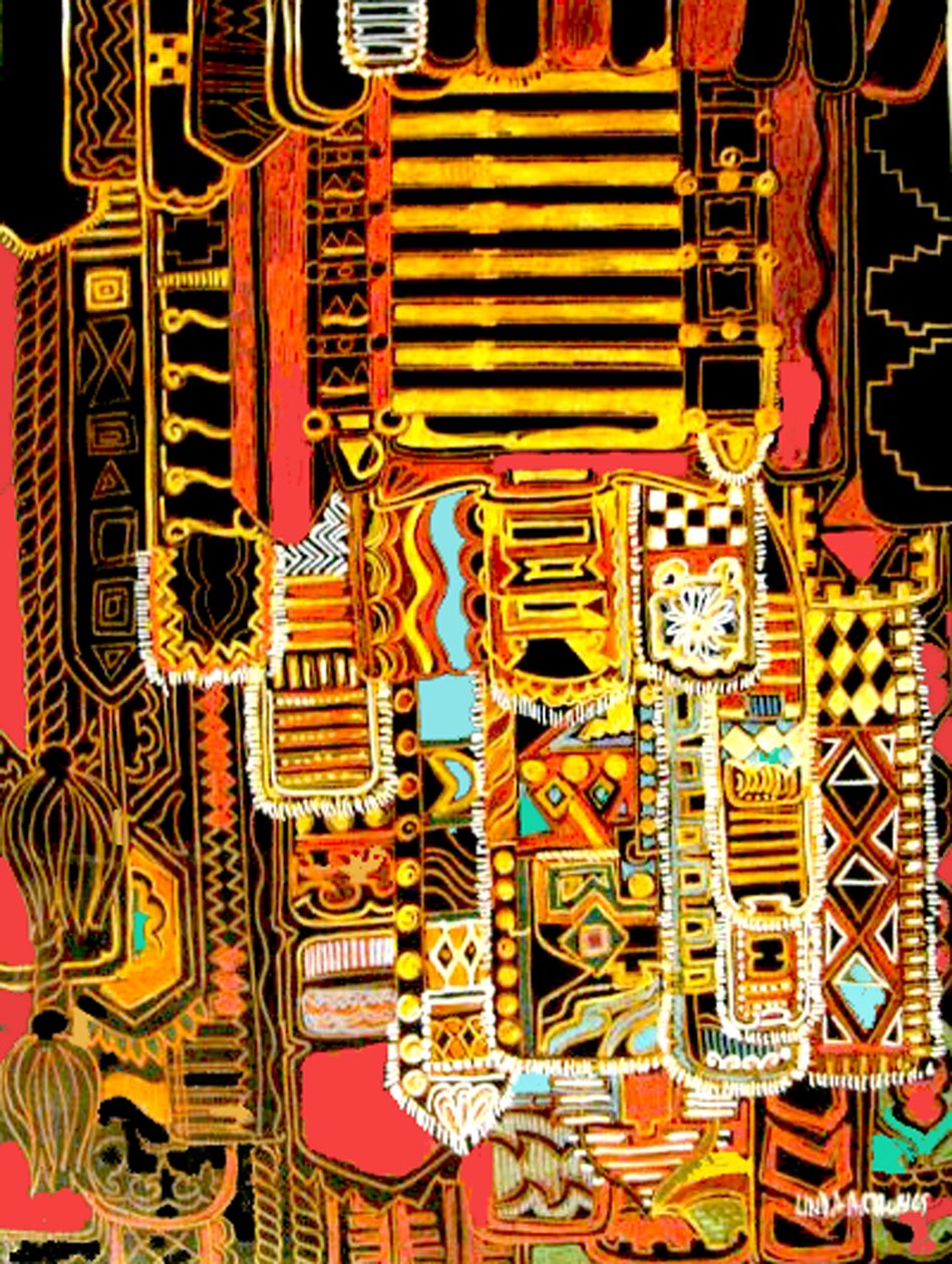 Motif autochtone, 2014 (technique mixte) - linda arthurs