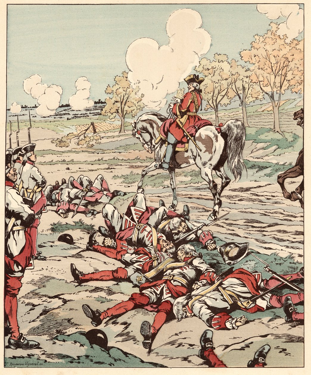 Canon ? Eh bien... Ça tue, voici les mots de Saint-Pern prononcés en tenant sa tabatière après le massacre des grenadiers par les canons de l