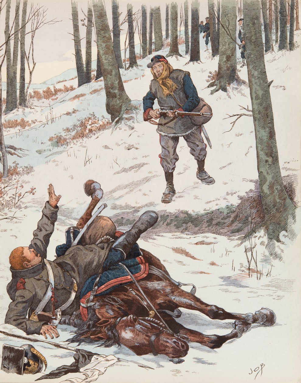 Le Moblot (Soldat de la Garde nationale mobile pendant la guerre de 1870) - pseudonym for Onfray de Breville Jacques Job