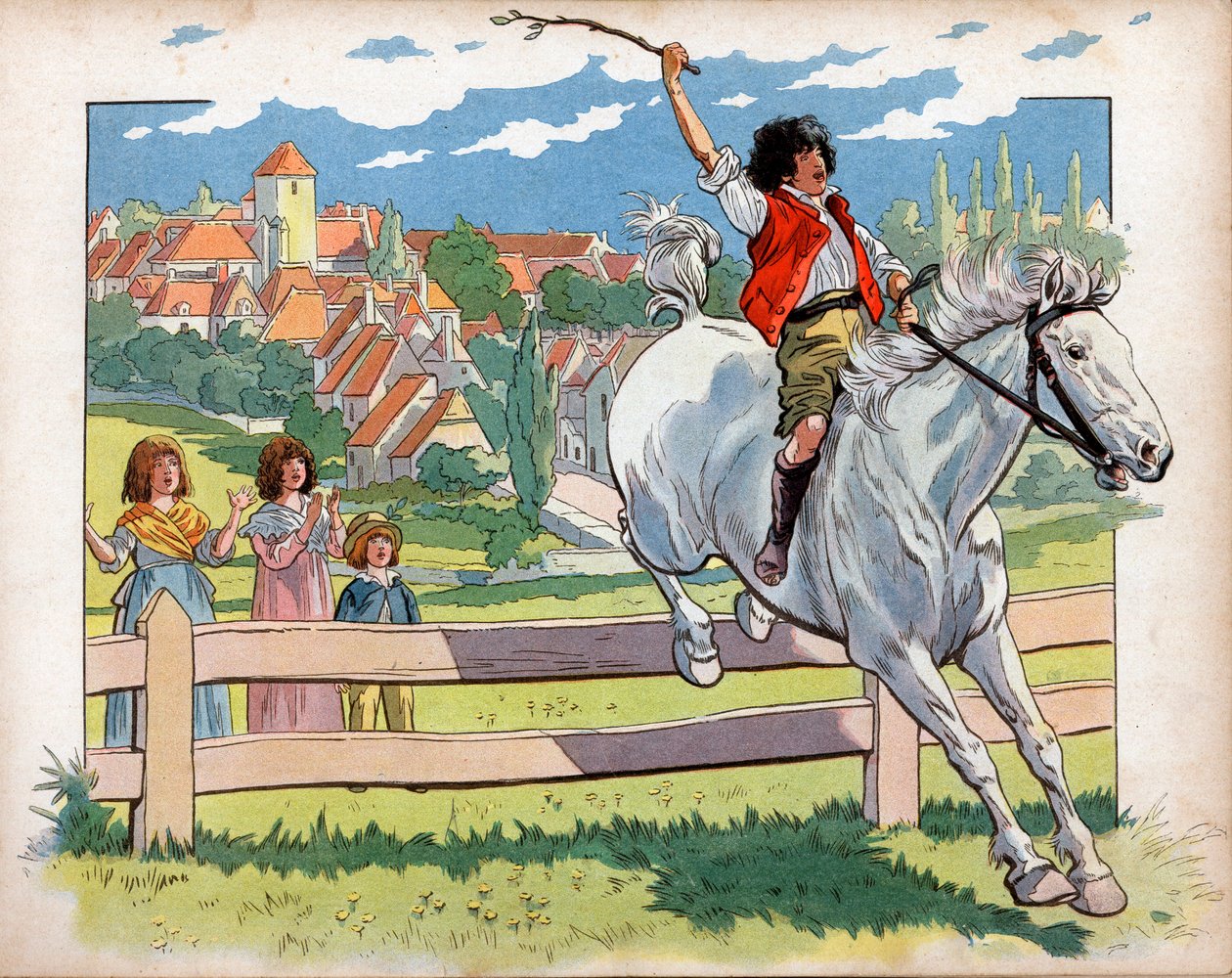 Joachim Murat (1767-1815) enfant sur un cheval s