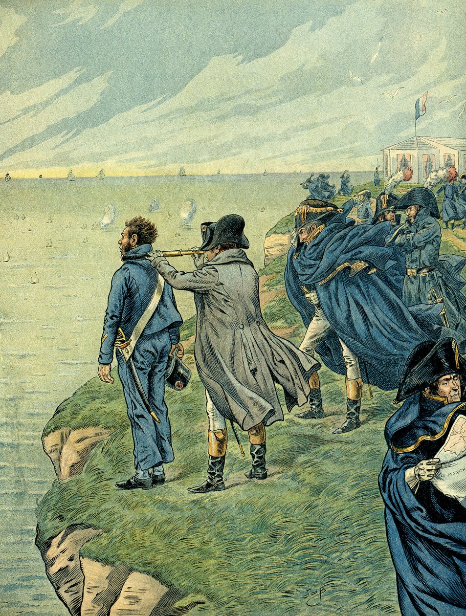 Napoléon Ier Bonaparte (1769-1821) visite l