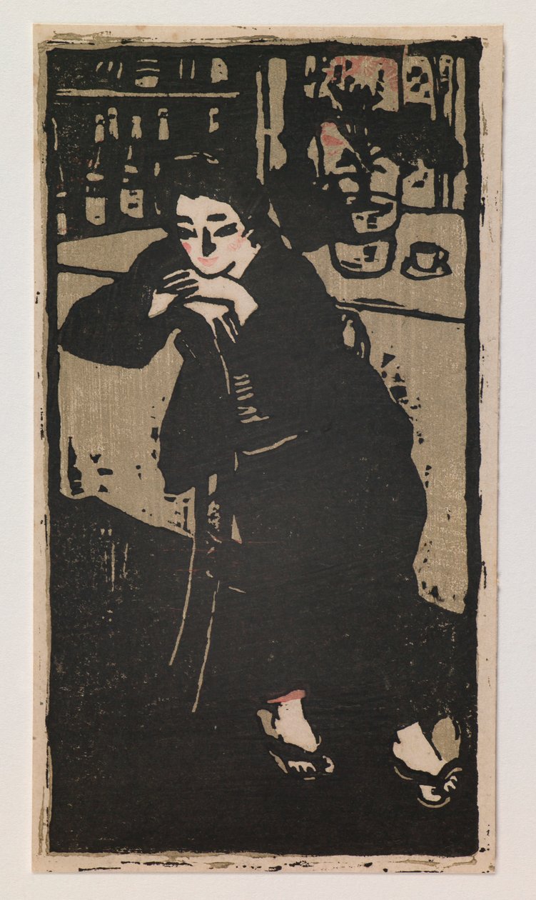 Femme dans un café - Ôta Saburô