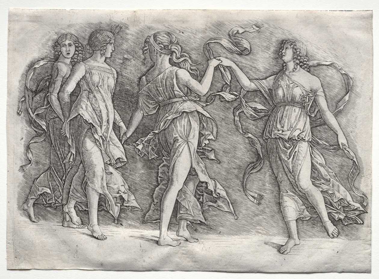 Quatre Muses dansantes - the so called Premier Engraver