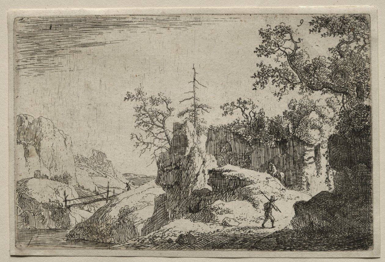 Paysage de montagne - workshop of Giunta di Tugio