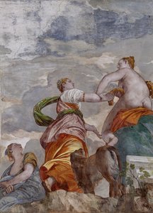Fortune, Ambition et Envie, la Chambre du petit Chien (détail) - Veronese