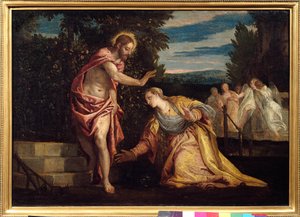 Le Christ apparaissant à Madeleine (Noli me tangere) - Veronese