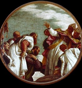 Saint Nicolas reçoit l