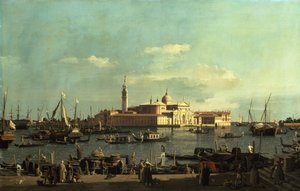 Vue du bassin de San Marco depuis la Riva Degli Schiavoni, Venise - Canaletto