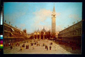 Piazza San Marco vers la basilique Saint-Marc - (1697 1768) Canaletto