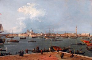 Venise : le Bacino di San Marco depuis San Giorgio Maggiore - (1697 1768) Canaletto