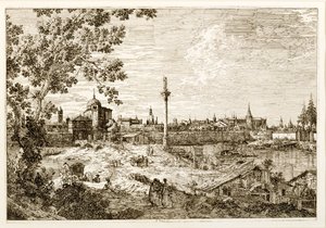 Vue imaginaire de Padoue, vers 1740 - Canaletto