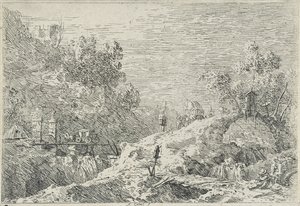 Paysages avec cinq ponts