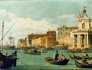 Punta della Dogana et canal de la Giudecca, Venise - Canaletto