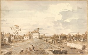 Vue de Porta Portello avec le canal Brenta, Padoue par Antonio Canal dit Canaletto (1697-1768) 1740-1743 - Canaletto