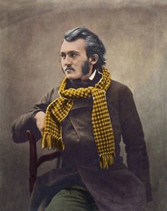 Gustave Doré (1832-1883) par Félix Nadar - coloration ultérieure